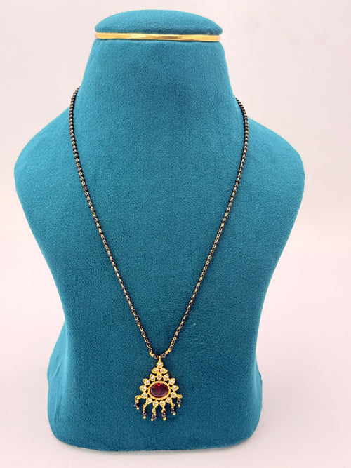 Black Beads Necklace with Matching Earrings | Traditional Handmade Jewelry