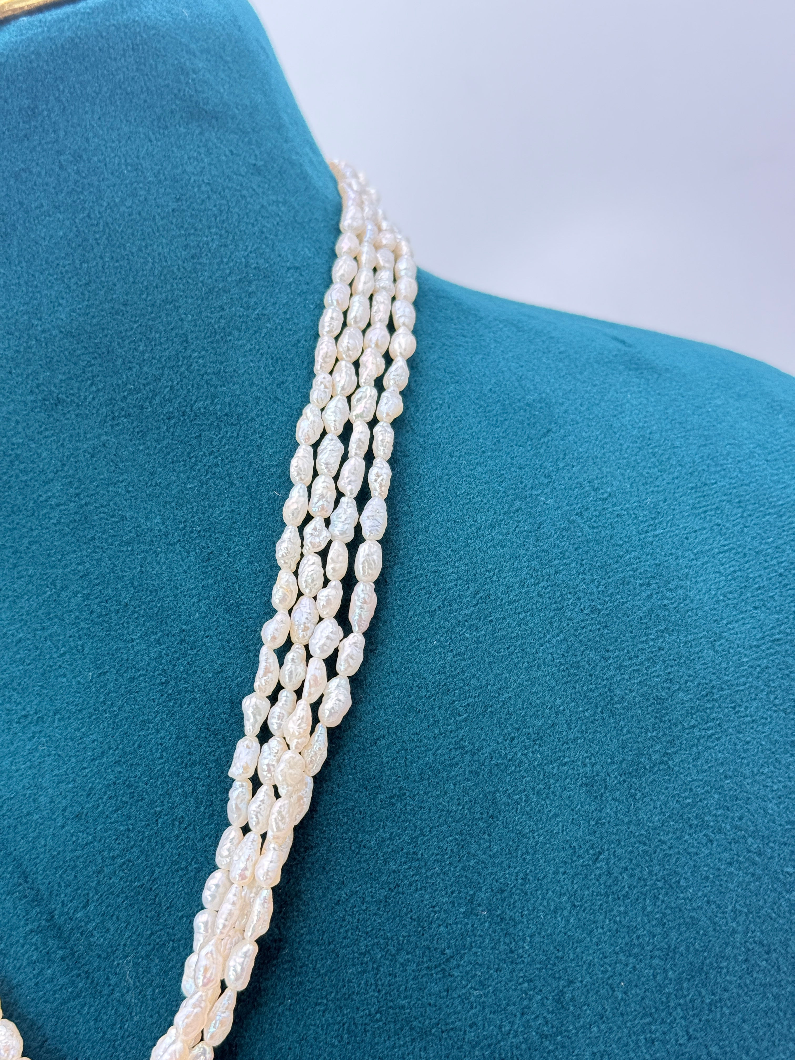 Pure Keshi Pearls Customized Necklace Set | 20 Inch