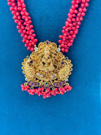Real Taiwan Coral Necklace with Premium 1 Gram Gold Locket | 24 Inch