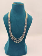 CZ High Crushed Ash Colour Customized Necklace with Mini Lockets | 22 Inch | RH Jewellers