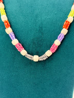 Natural Moonstone with Multi CZ Necklace | 22 Inch | RH Jewellers