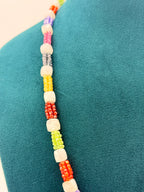 Natural Moonstone with Multi CZ Necklace | 22 Inch | RH Jewellers