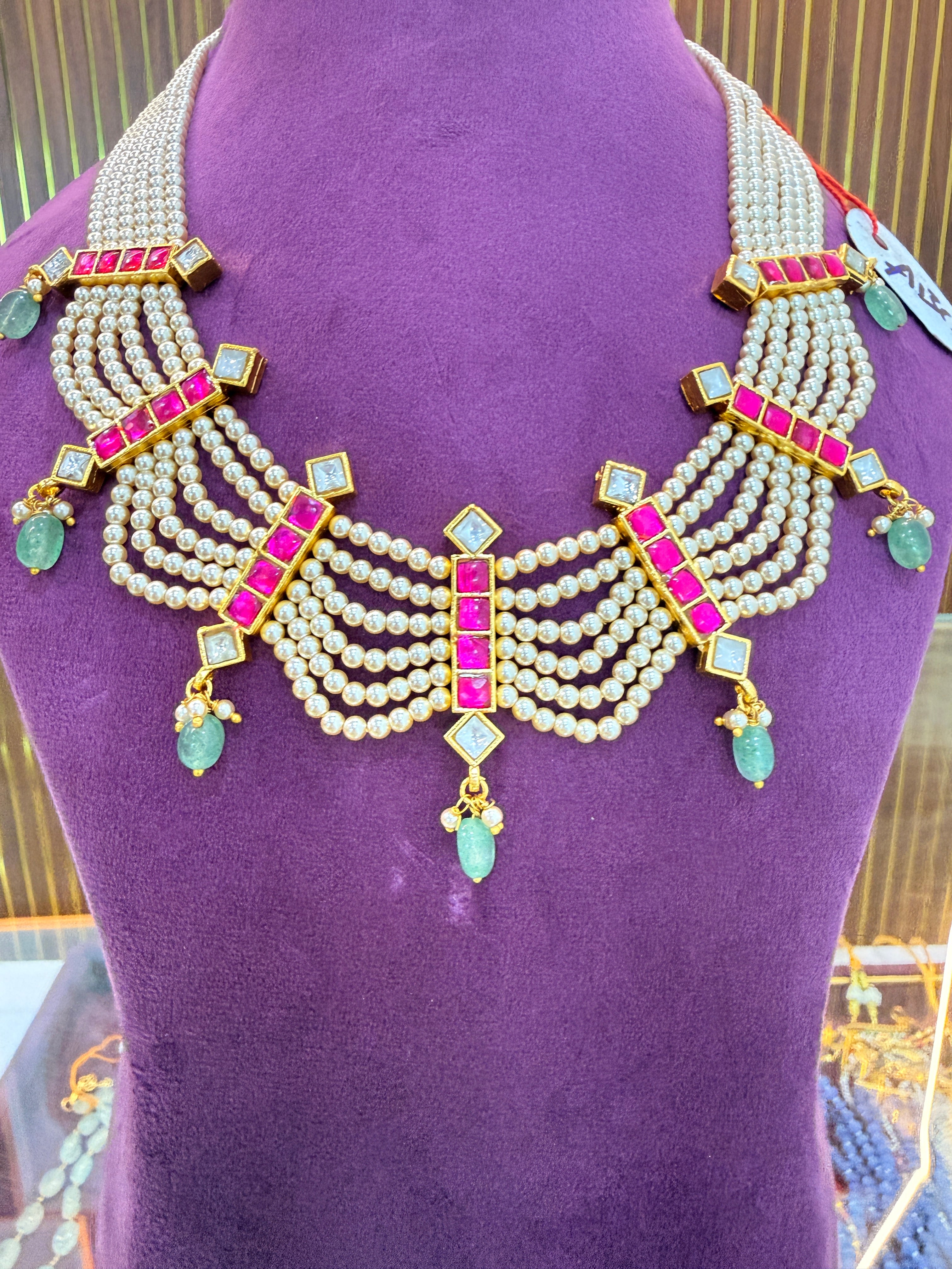Original Swarovski Pearls with Jadau – 70% Silver Mixing | 18 Inches