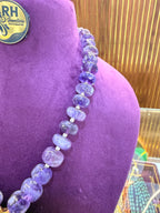 Natural Amethyst with One Gram Gold Locket